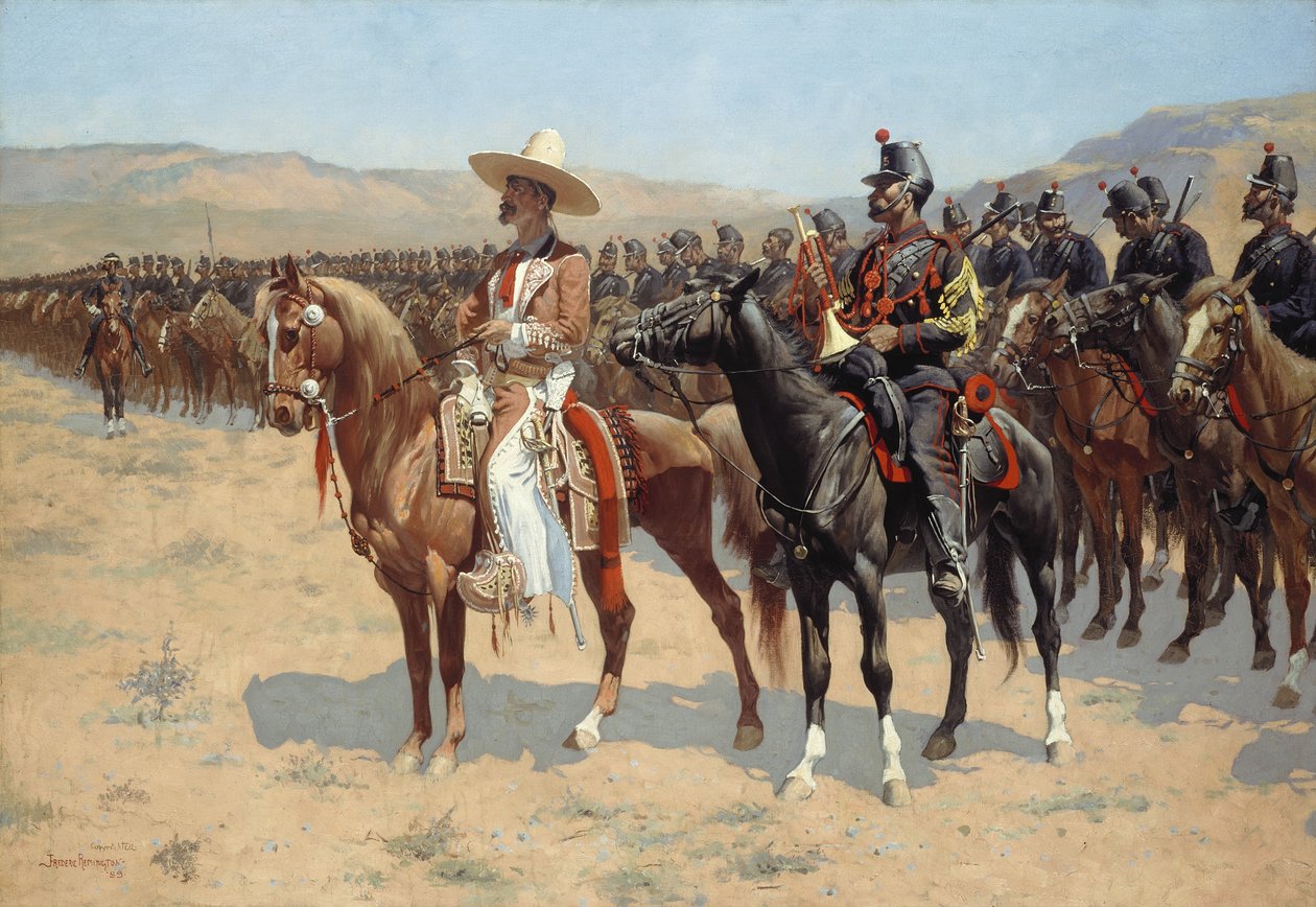 Den meksikanske majoren, 1889 av Frederic Remington