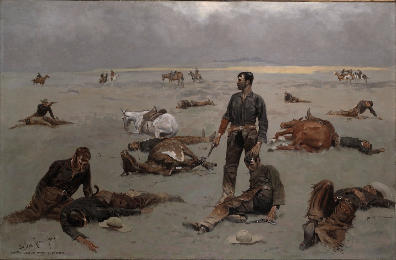 Hva en umerket ku har kostet av Frederic Remington