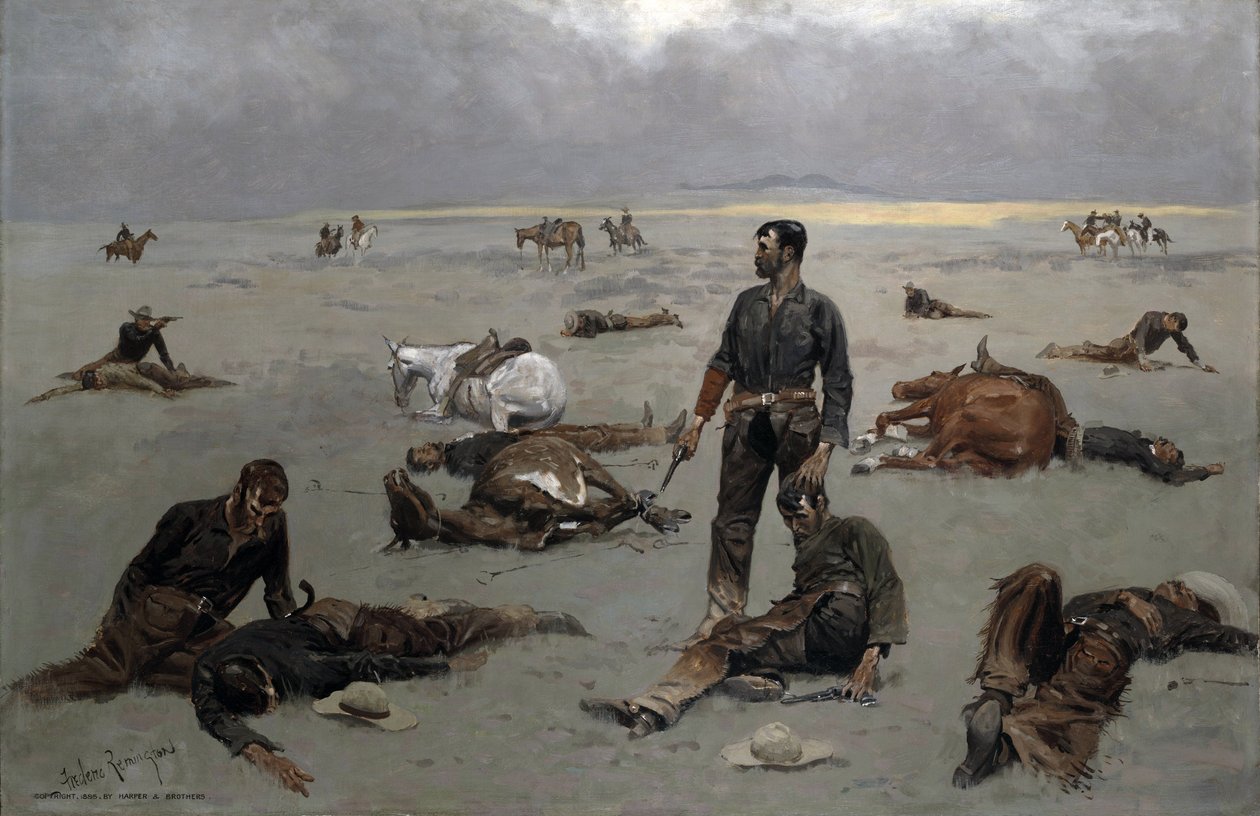 Hva en umerket ku har kostet, 1895 av Frederic Remington