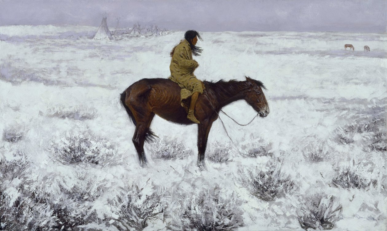 Herd Boy, 1905 av Frederic Sackrider Remington
