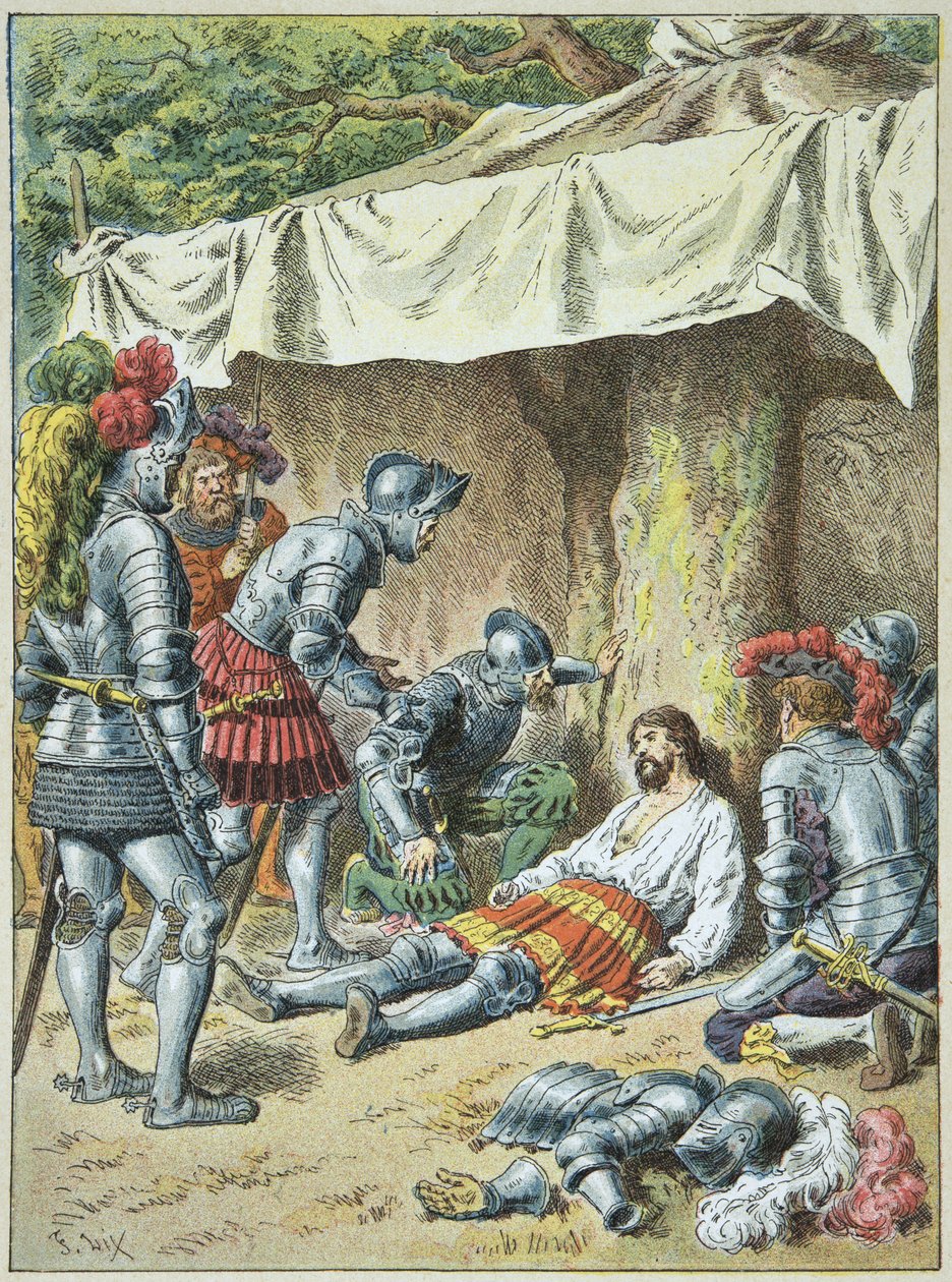 Ridder Bayard døde 30. april 1524 som romagnano. av Frederic Theodore Lix