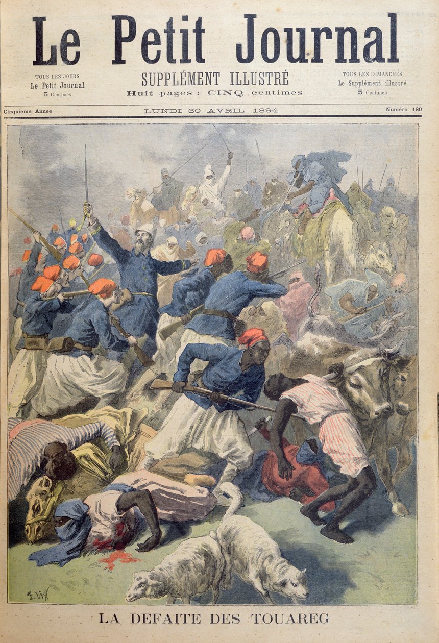 The Defeat of the Tuaregs, forside av 