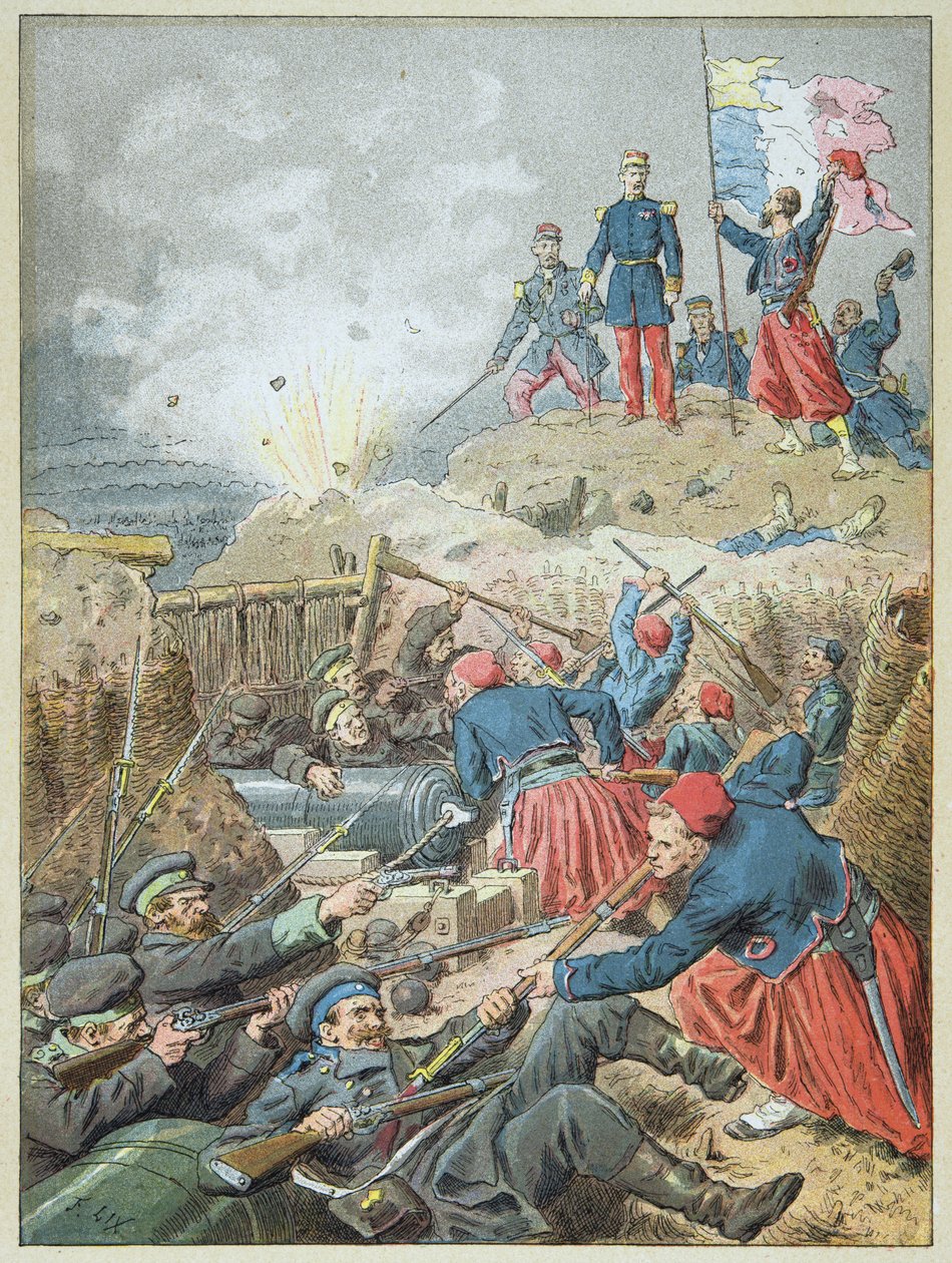 Beslagleggelsen av Malakoff, 8. september av Frederic Theodore Lix