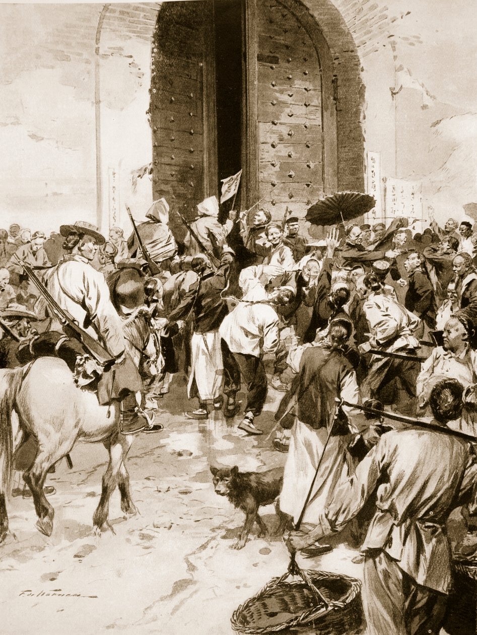 Den kinesiske revolusjonen, 1911, illustrasjon fra 