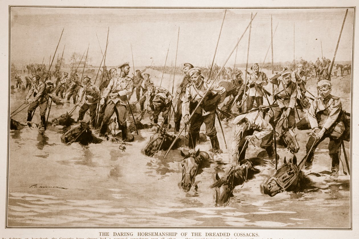 The Daring Horsemanship of the dreaded Cossacks, 1914-19 av Frederic de Haenen