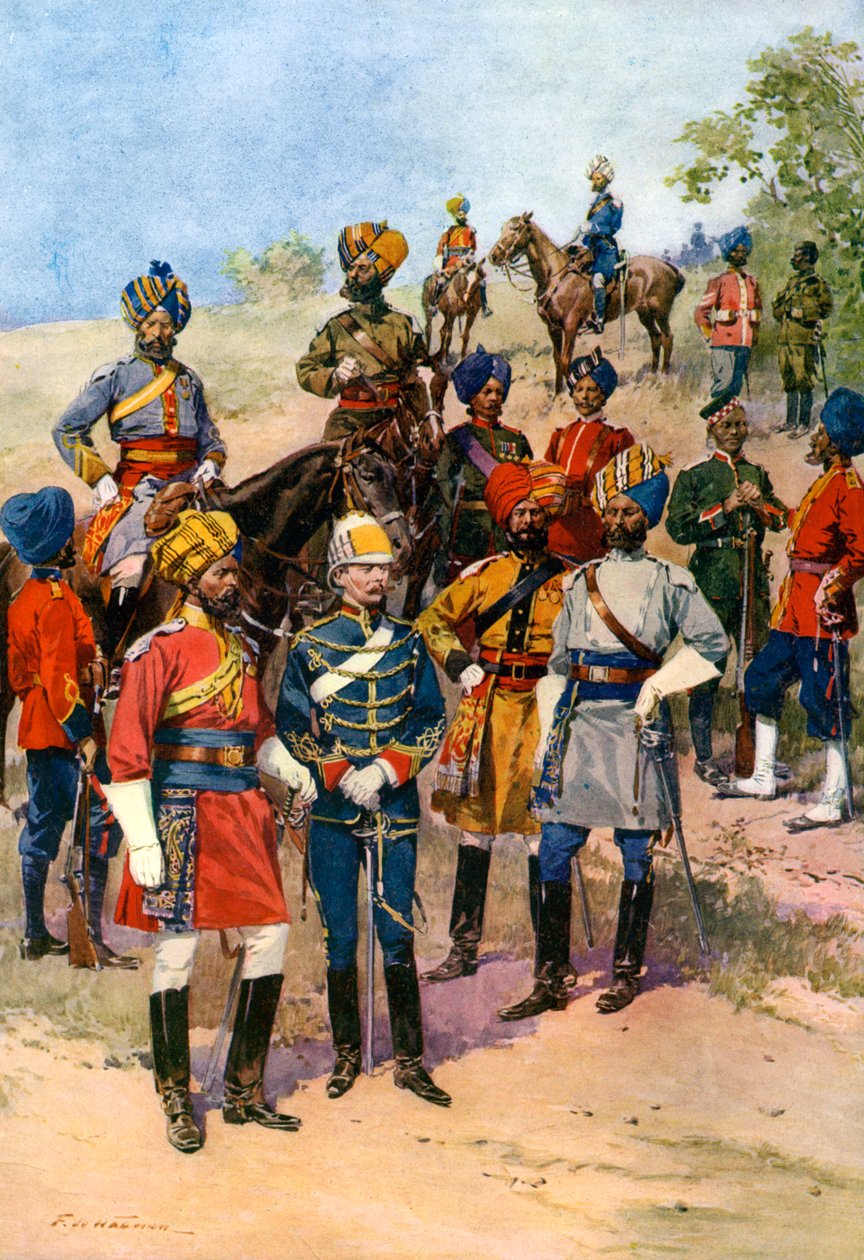 Kings Own Regiments of the Indian Army. av Frederic de Haenen
