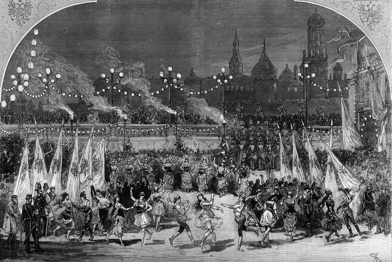 Theatrical representation: “” Michel Strogoff”” by Jules Verne (1828-1905) and Adolphe d