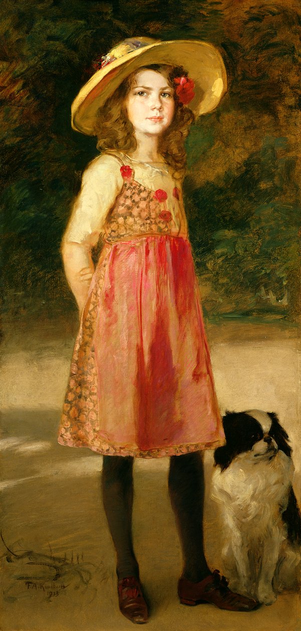 Kunstnerens datter, Hilde av Frederich August Kaulbach