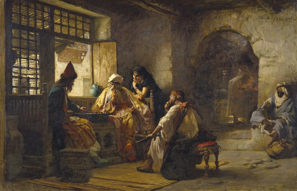 Et interessant spill av Frederick Arthur Bridgman