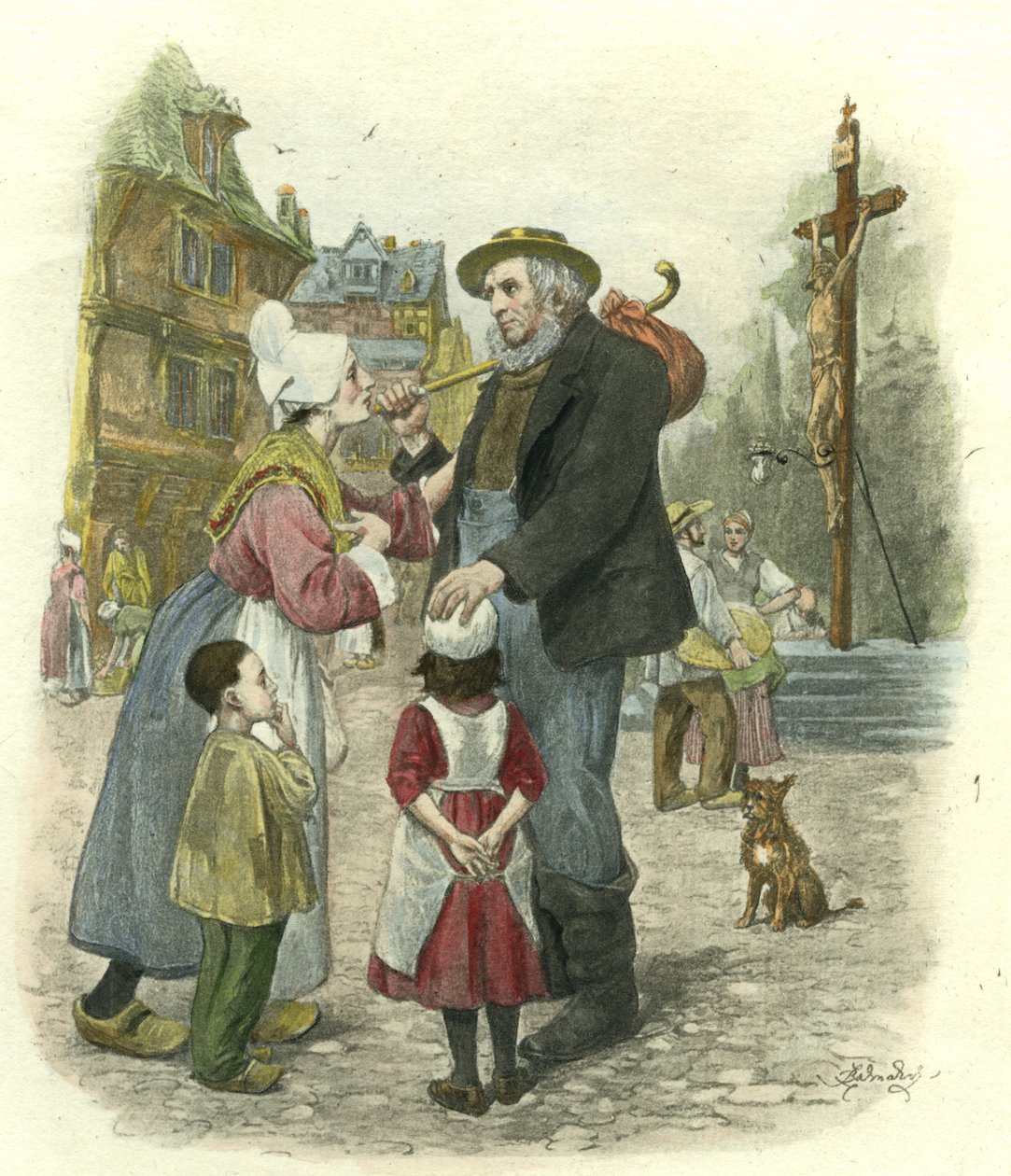 David Copperfield - Mr. Peggotty, The Wanderer av Frederick Barnard