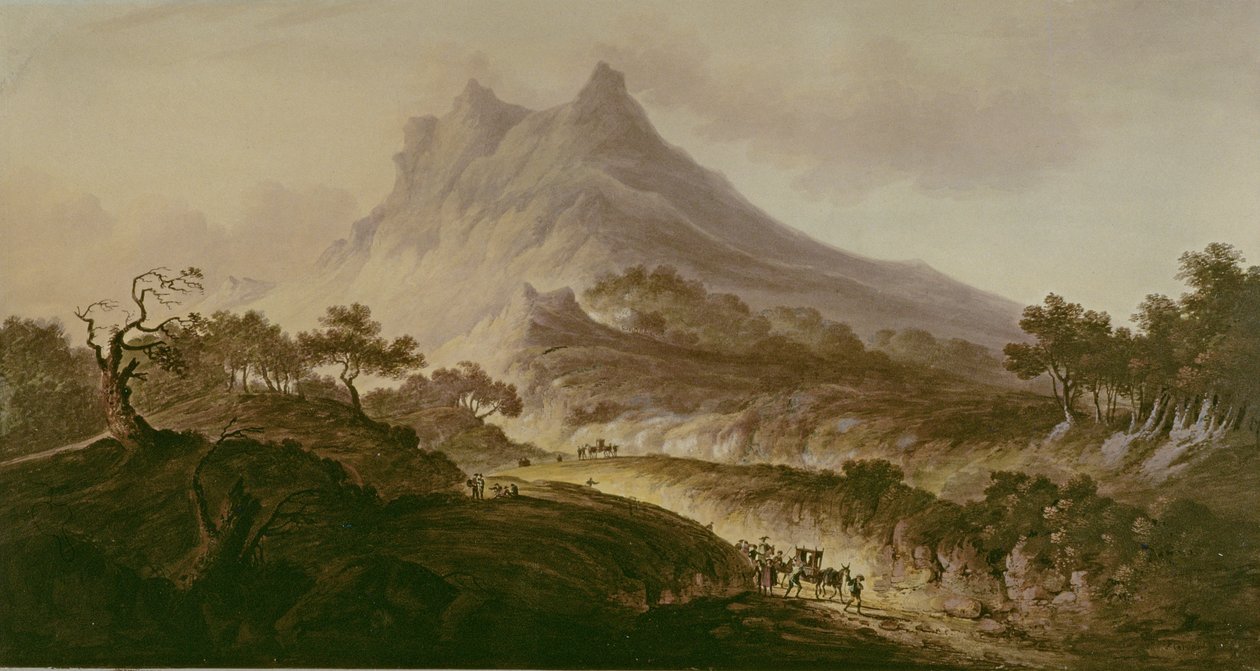 Etna på Sicilia av Frederick Calvert