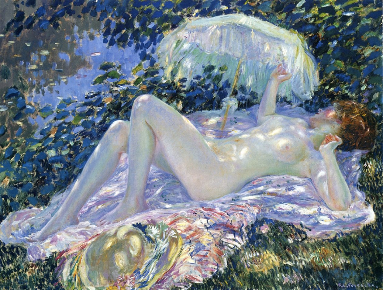Soling, ca. 1913 av Frederick Carl Frieseke