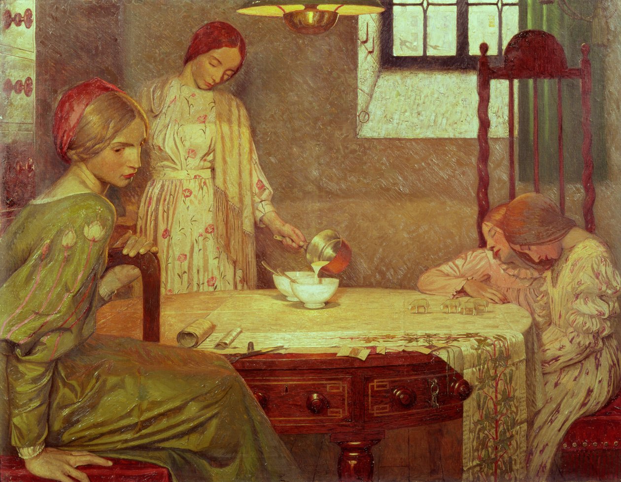 På vinterens dyp av Frederick Cayley Robinson