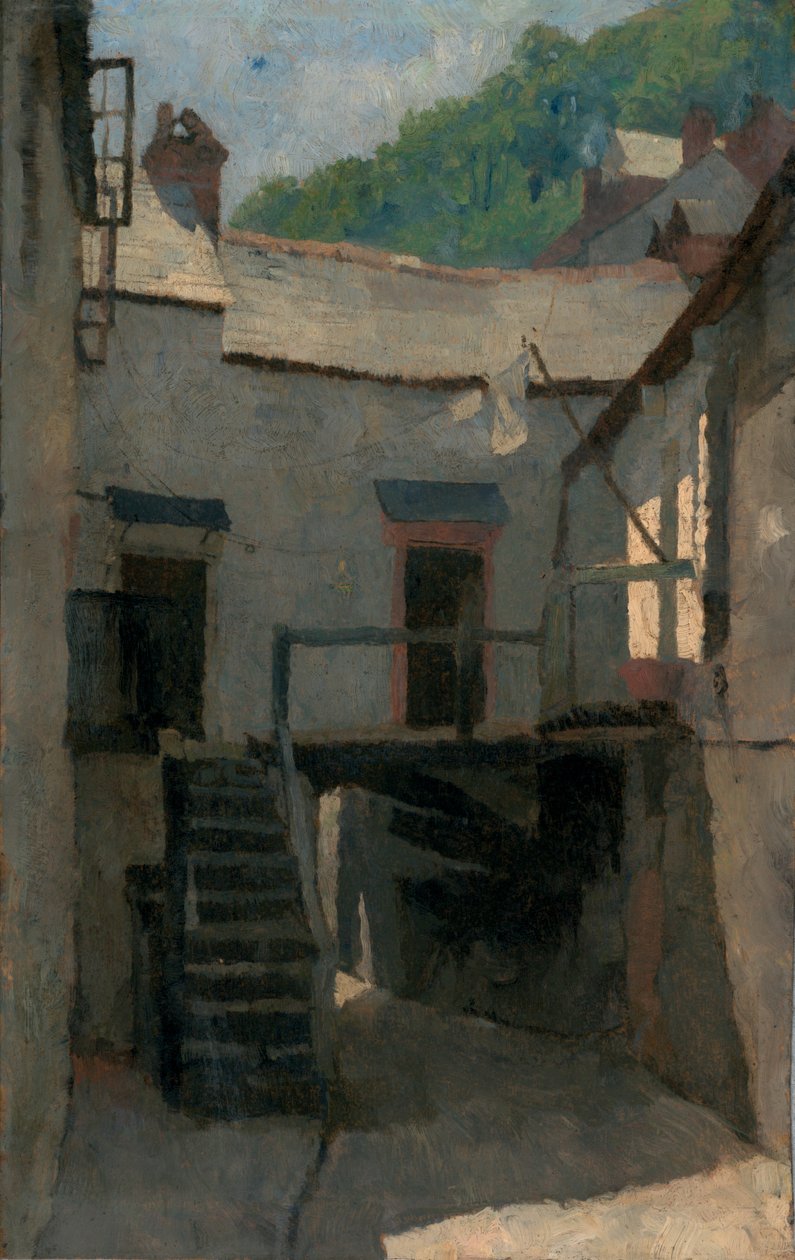 Gatebilde, Cornwall av Frederick Cayley Robinson