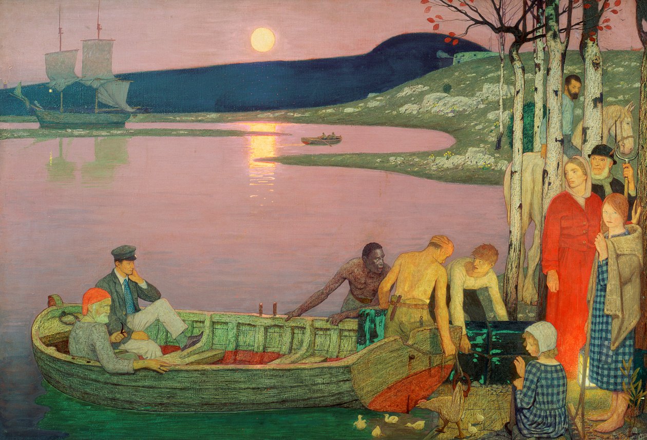 Havets kall, 1925 av Frederick Cayley Robinson
