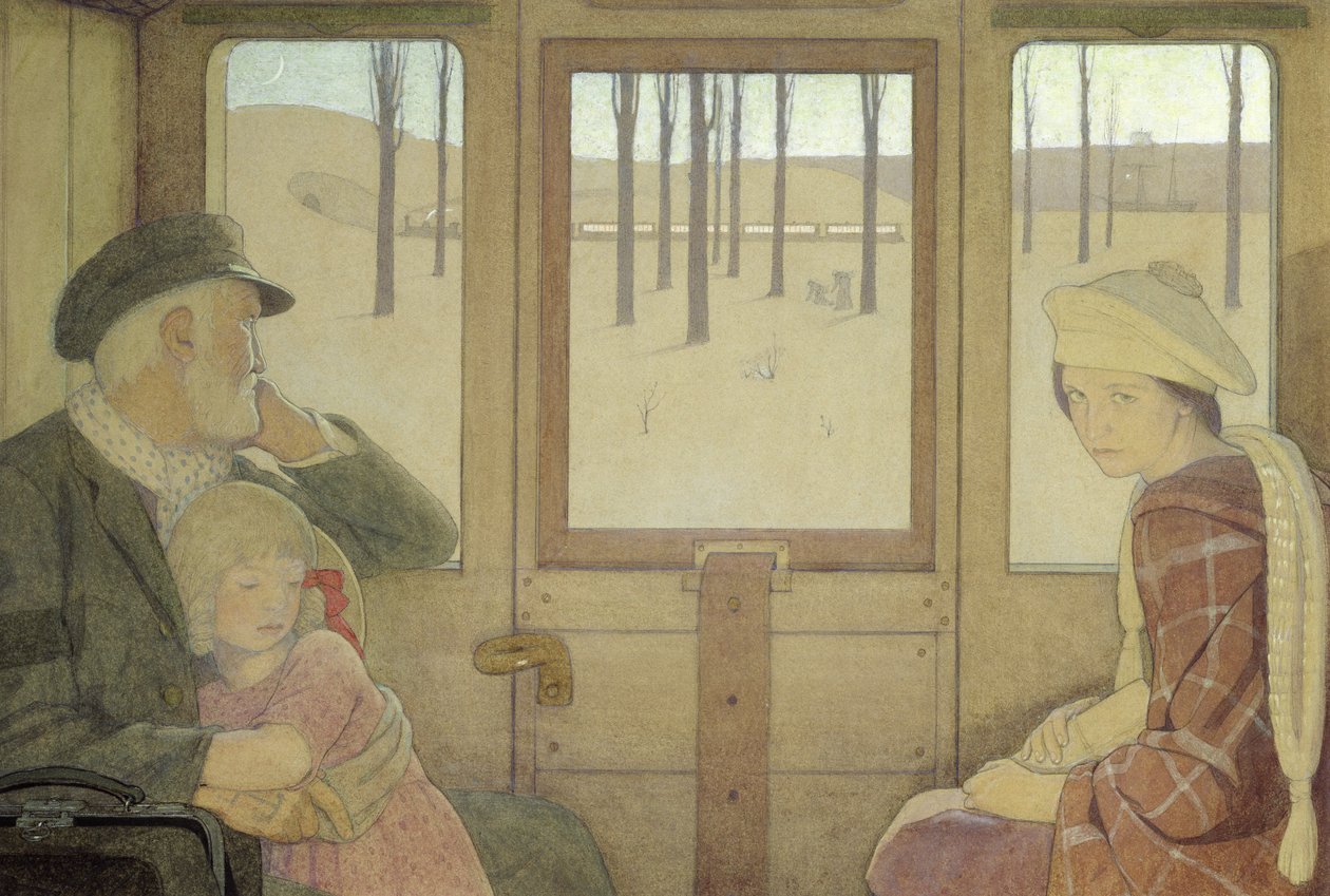 Den lange reisen, 1923 av Frederick Cayley Robinson