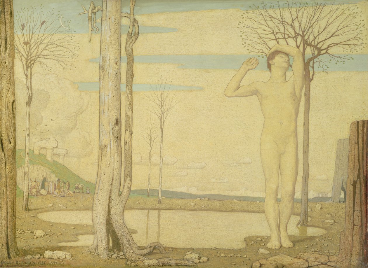 Ungdom, 1923 av Frederick Cayley Robinson