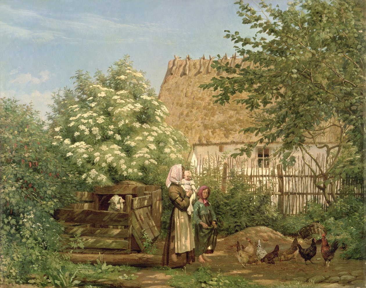 Mate kyllingene av Frederick Christian Lund