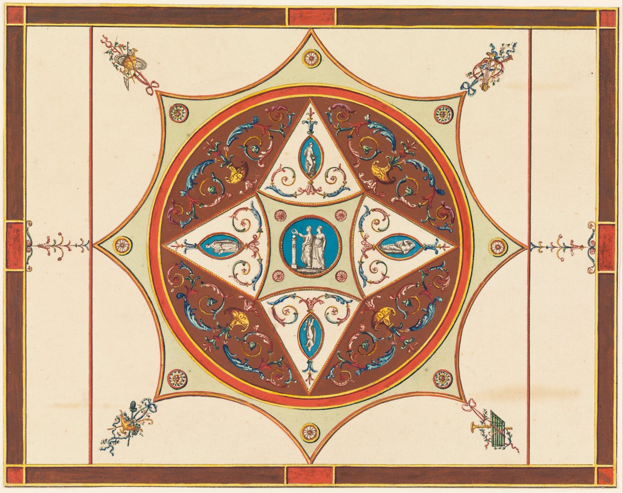 Design for et malt tak av Frederick Crace