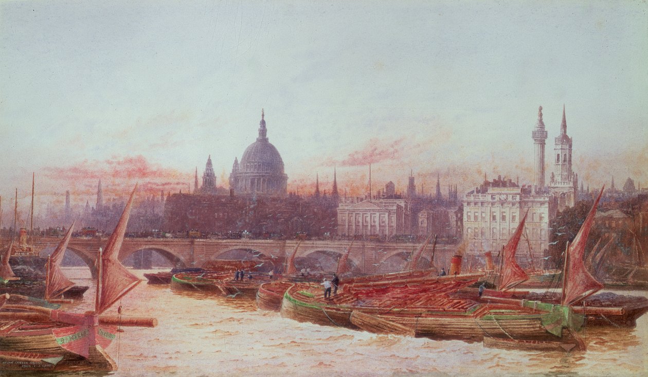 Lektere under London Bridge av Frederick E.J. Goff