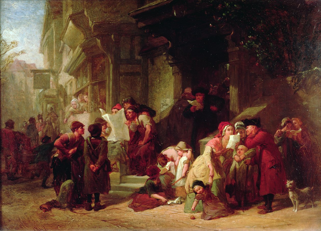 Landsbyens postkontor av Frederick Goodall