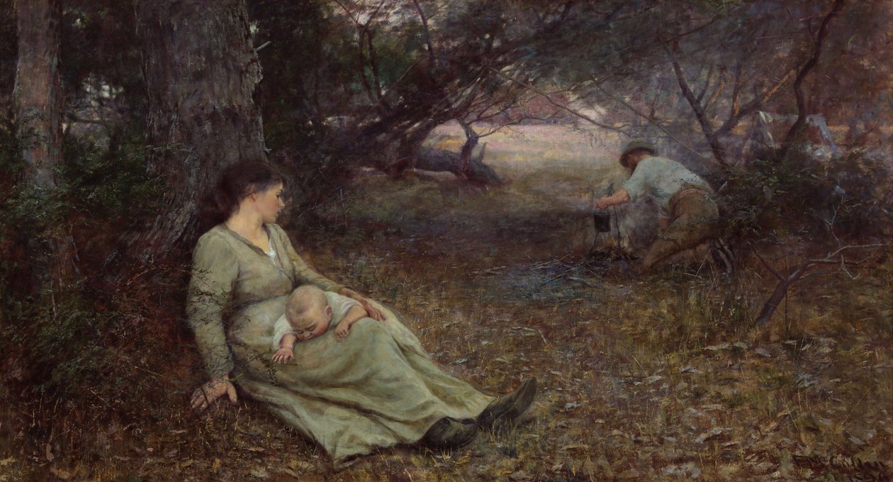 På wallaby -banen av Frederick McCubbin