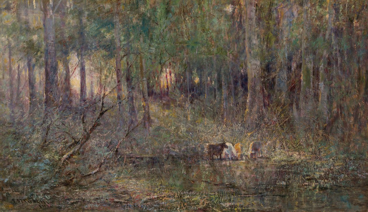 Fiolett og gull av Frederick McCubbin