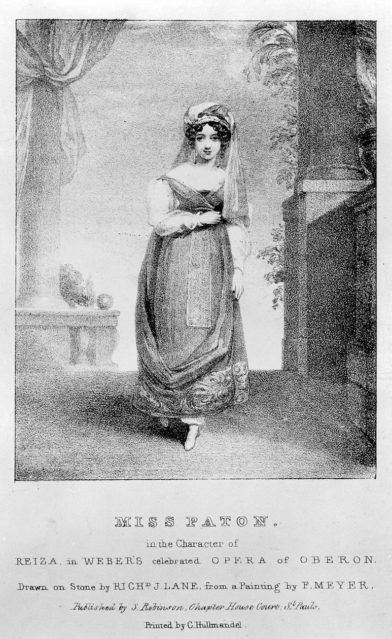 Mary Ann Paton som Reiza i Webers 