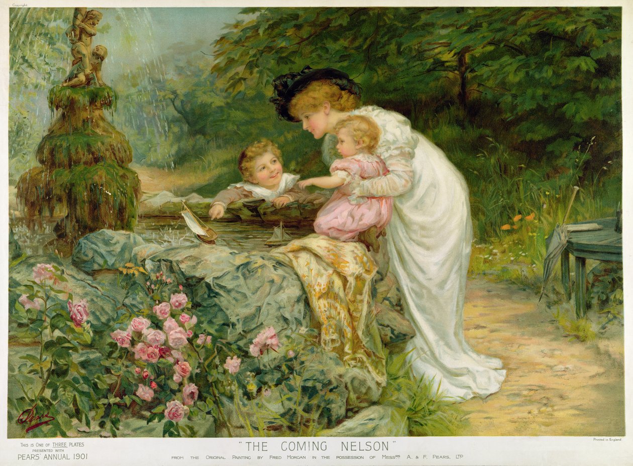 The Coming Nelson, fra Pears Annual, 1901 av Frederick Morgan