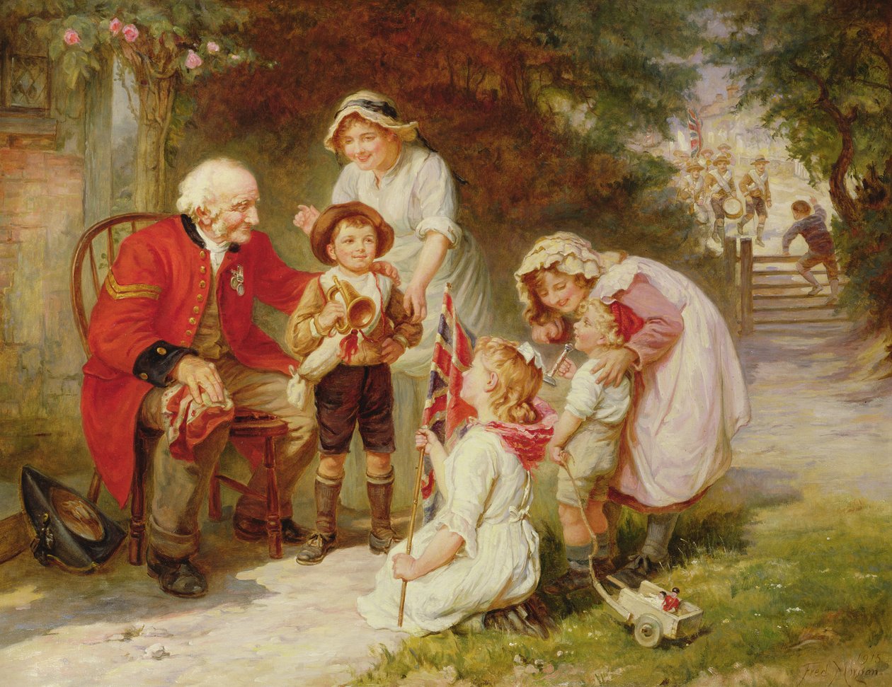 Den gamle soldaten av Frederick Morgan