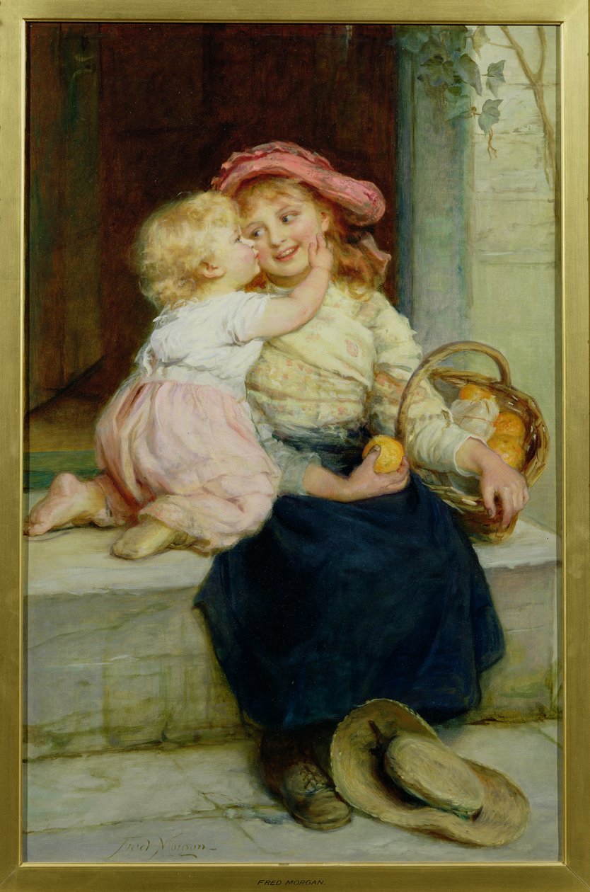 Den oransje selgeren av Frederick Morgan