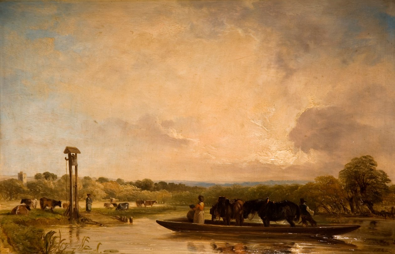 Fergebåten, 1844 av Frederick Richard Lee