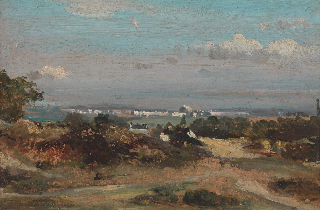En utsikt i Suffolk av George Frederick Watts