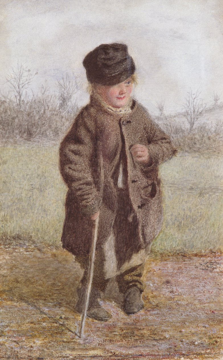 The Croydon Cowboy (wc på papir) av Frederick Walker