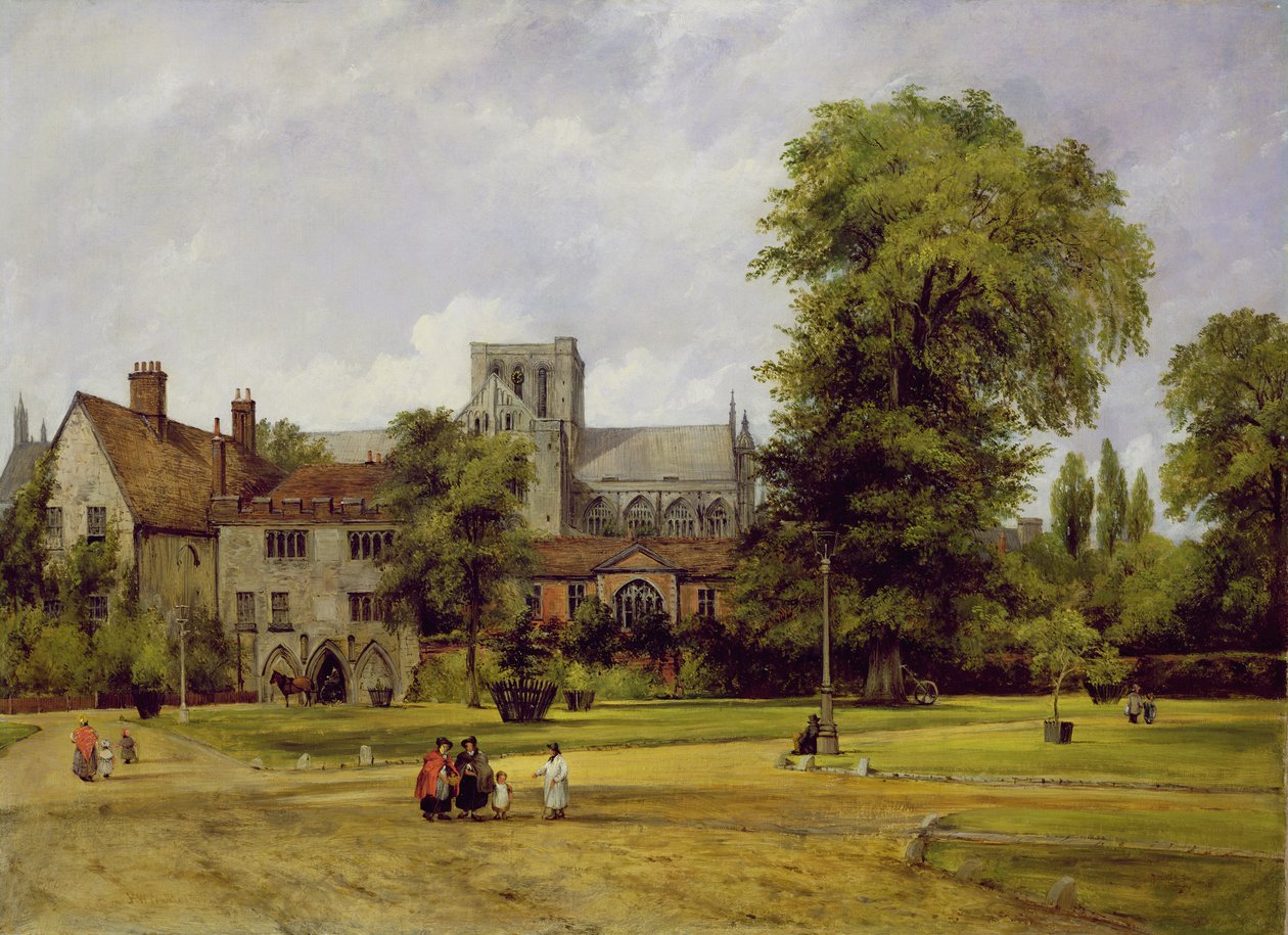 Winchester Cathedral, 1848 av Frederick Waters Watts