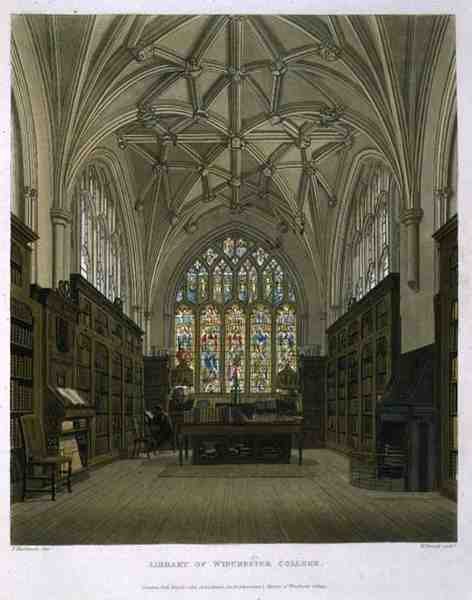 Library of Winchester College, fra 