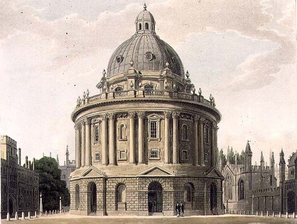 Radcliffe Library, illustrasjon fra 