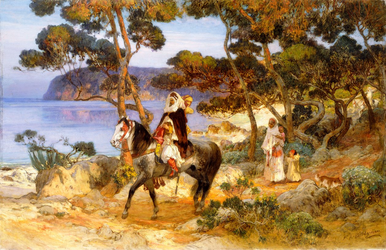 En kyststi, av Frederick Arthur Bridgman
