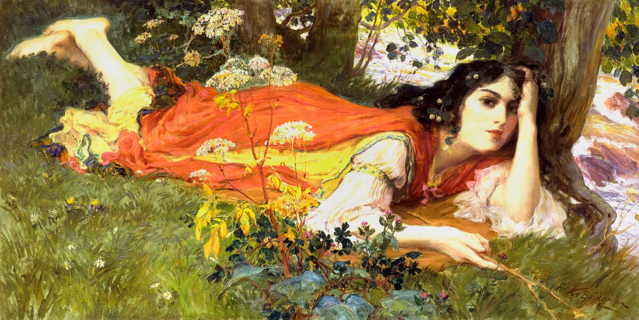 Ved Running Brook, av Frederick Arthur Bridgman