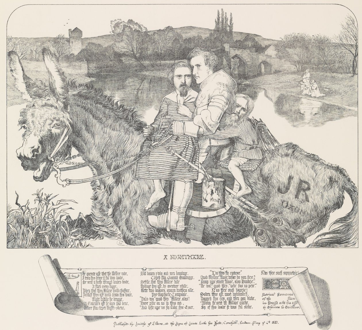 Et mareritt, 4. mai 1857. av Frederick Augustus Sandys