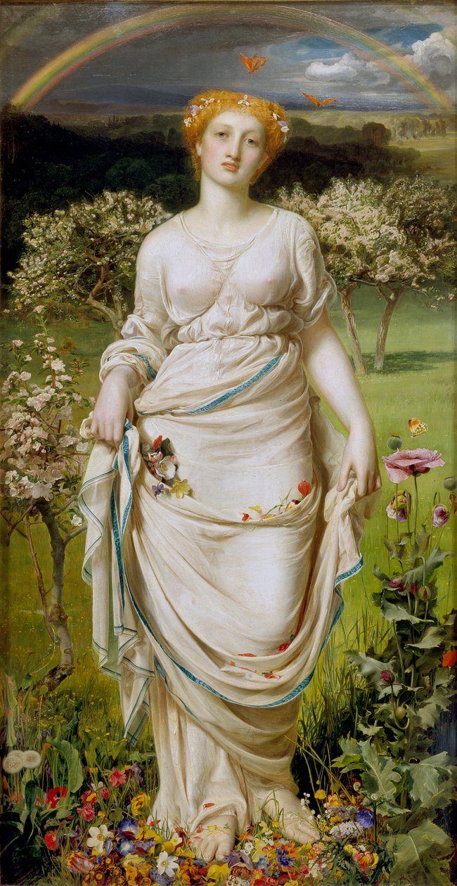 Mild vår, 1865 av Frederick Augustus Sandys