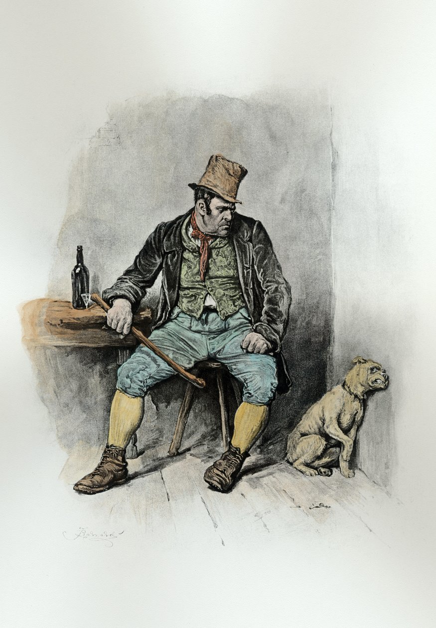 Bill Sykes og hunden hans, fra 
