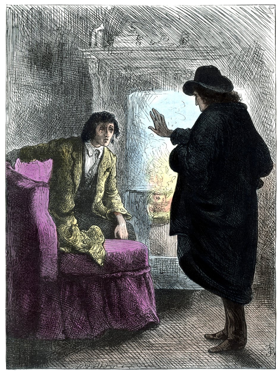 The Haunted Man av Charles Dickens av Frederick Barnard