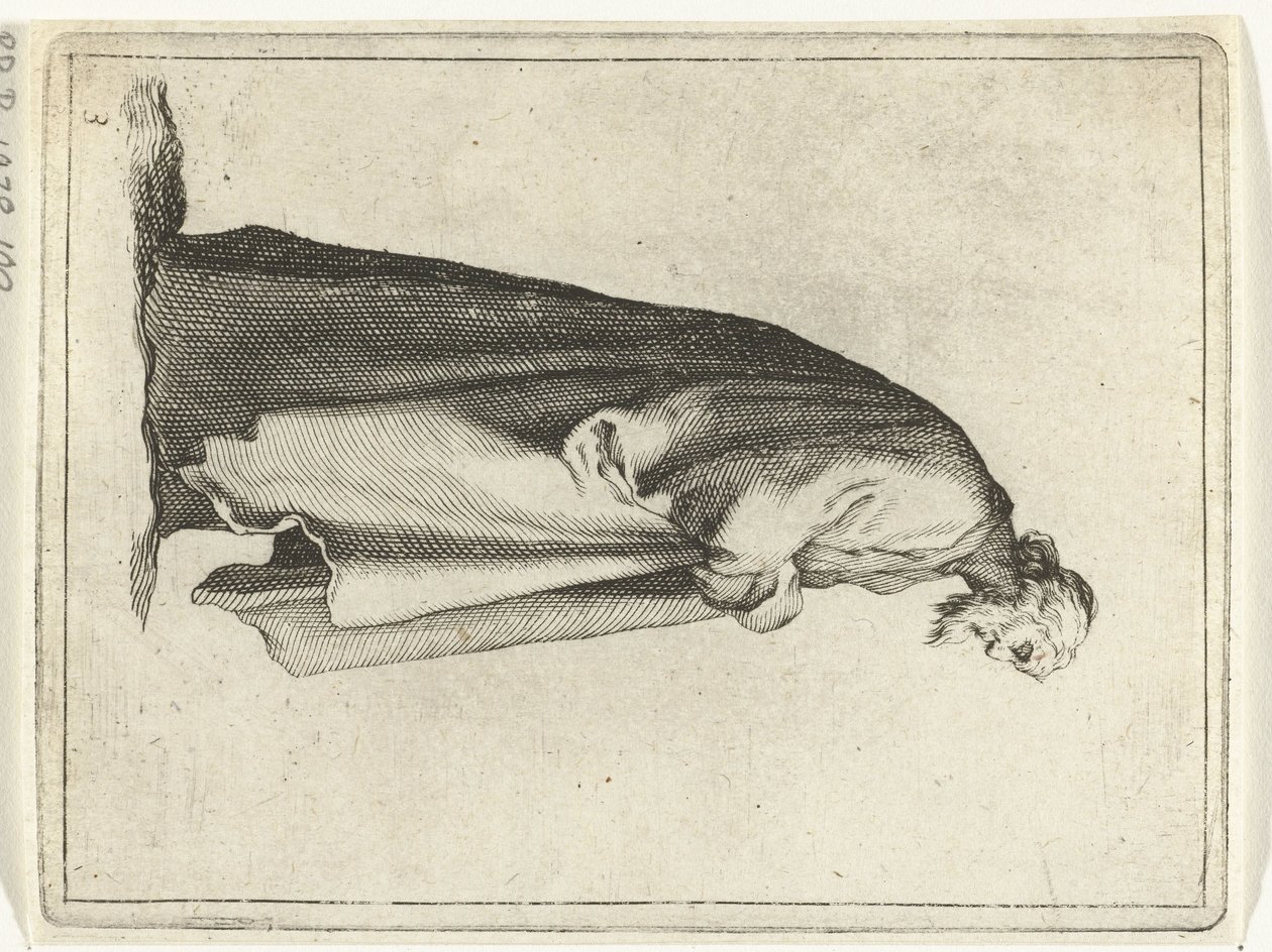 Gammel mann med lang pels 15 små figurer (serietittel) av Frederick Bloemaert