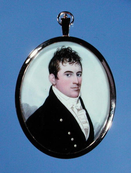 Portrettminiatyr av James Drew, ca. 1805-10 (akvarell) av Frederick Buck