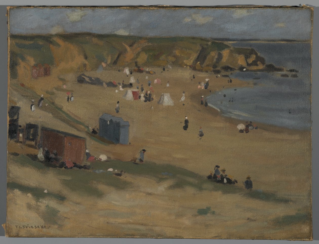 Le Pouldu landskap, ca. 1901 av Frederick Carl Frieseke