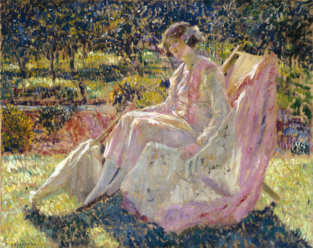 Sunbath, ca. 1913 av Frederick Carl Frieseke