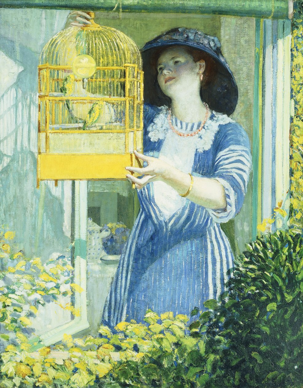 Det åpne vinduet av Frederick Carl Frieseke
