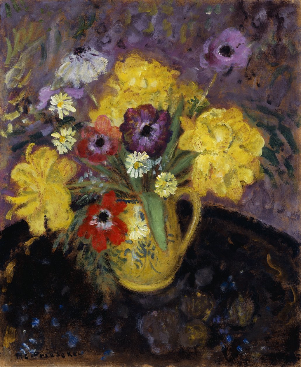 Gule tulipaner; De gule tulipanene av Frederick Carl Frieseke