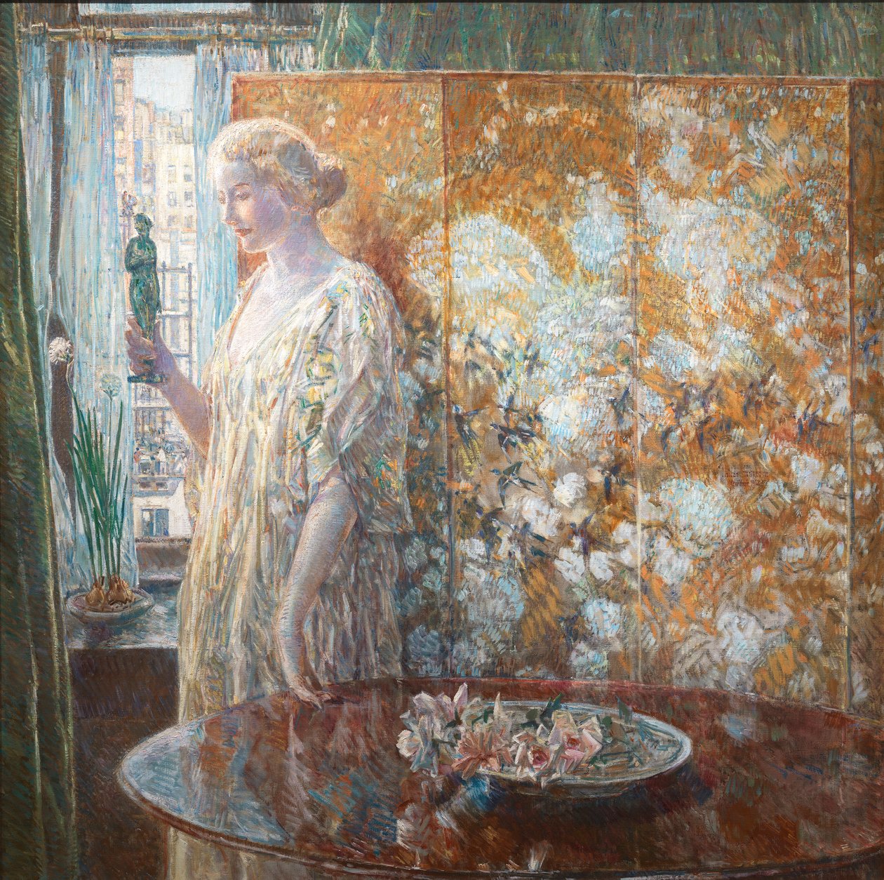 Tanagra The Builders, New York, 1918. av Frederick Childe Hassam